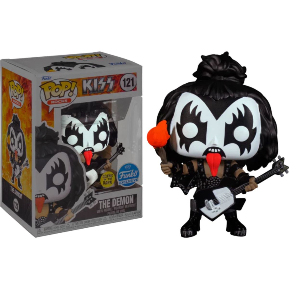 FUNKO - Funko Pop Kiss - The Demon Glow GITD - Exclusivo Funko