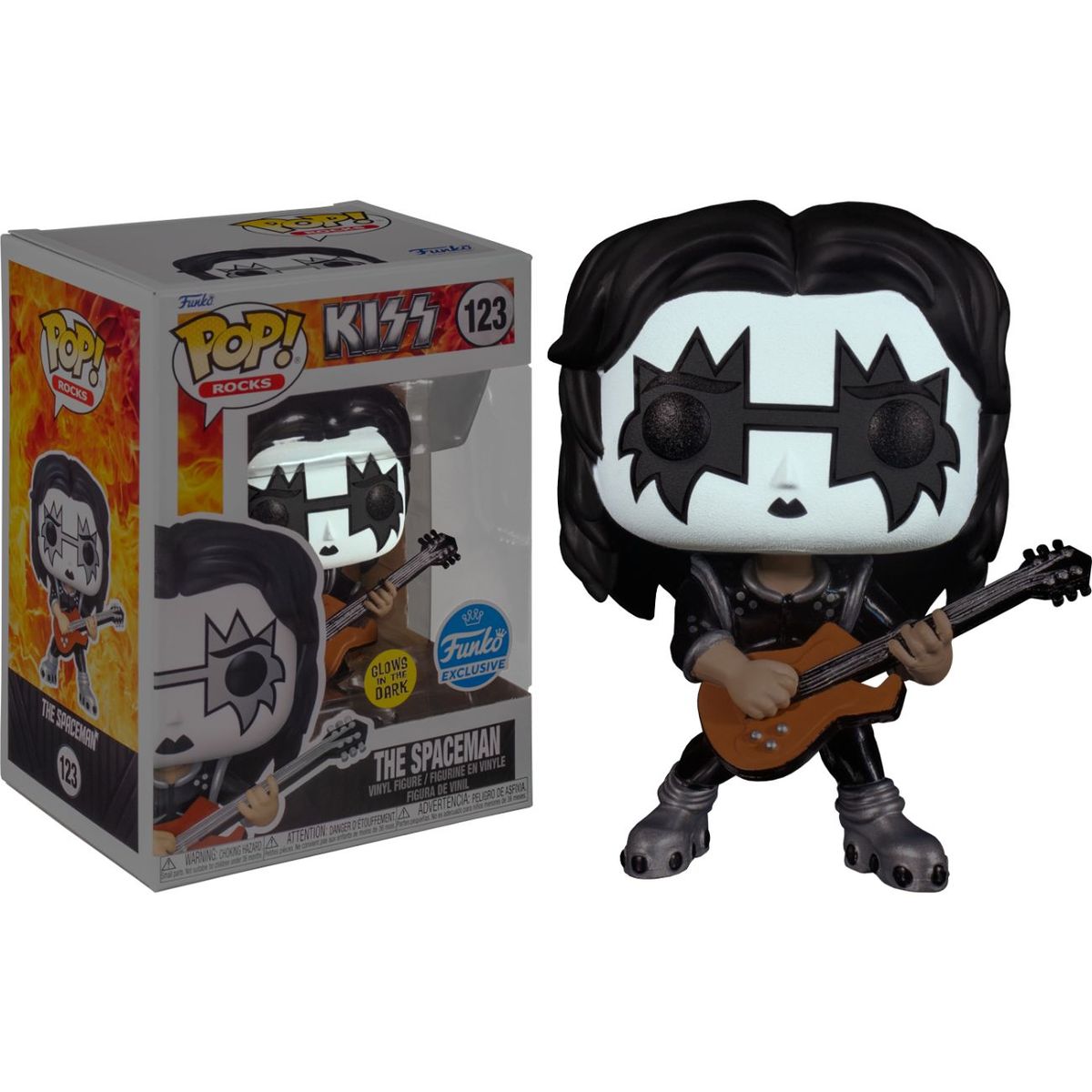 FUNKO - Funko Pop Kiss - The Spaceman Glow GITD - Exclusivo Funko
