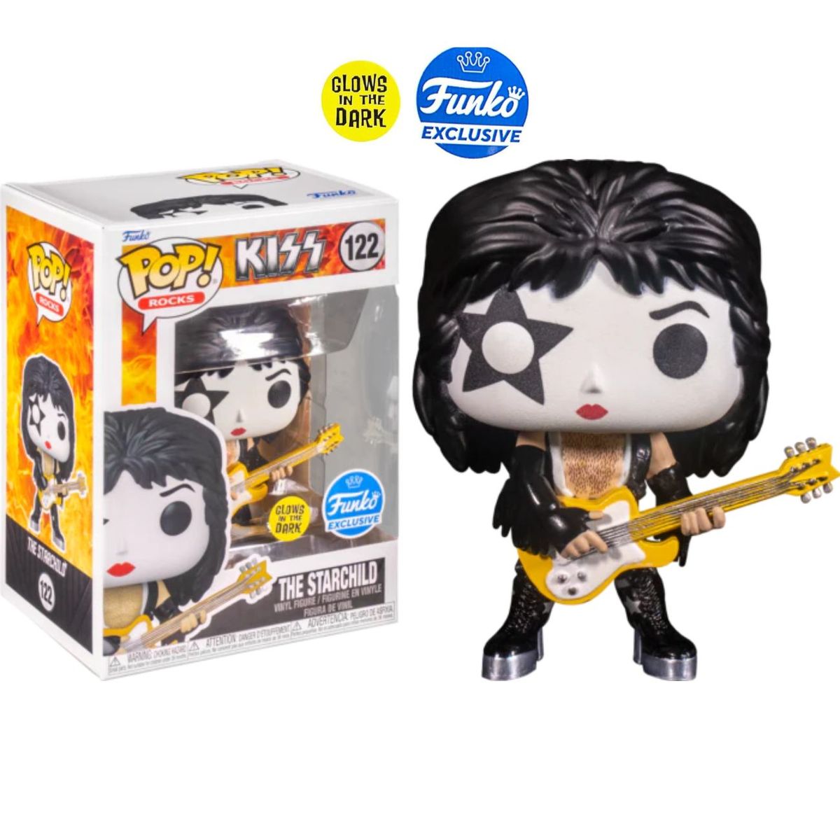 FUNKO - Funko Pop Kiss - The Starchild Glow GITD - Exclusivo Funko