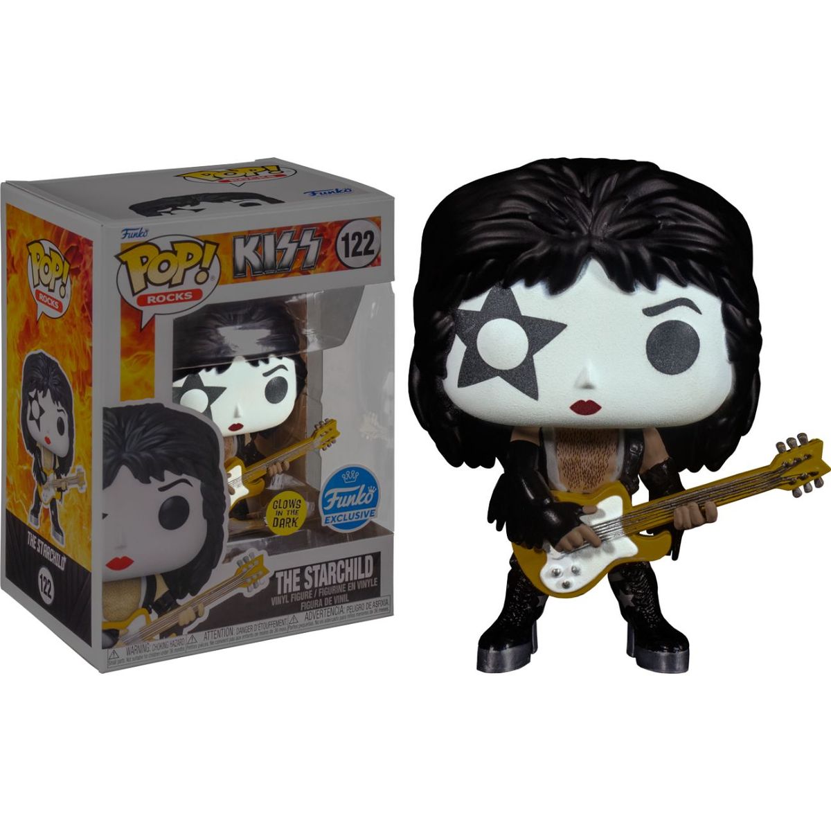 FUNKO - Funko Pop Kiss - The Starchild Glow GITD - Exclusivo Funko