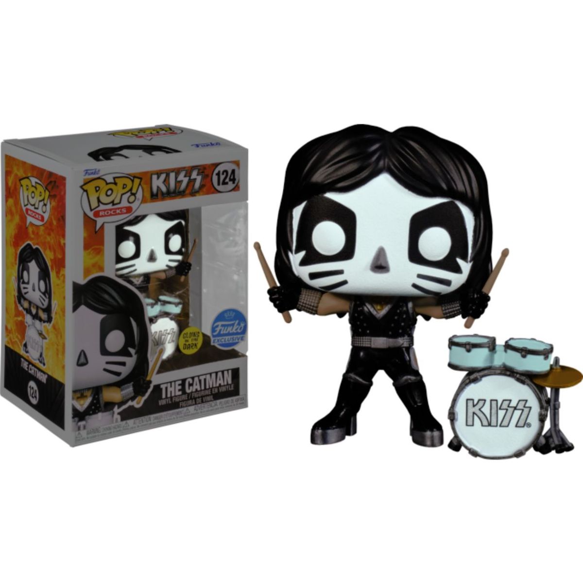 FUNKO - Funko Pop Kiss - The Catman Glow GITD - Exclusivo Funko