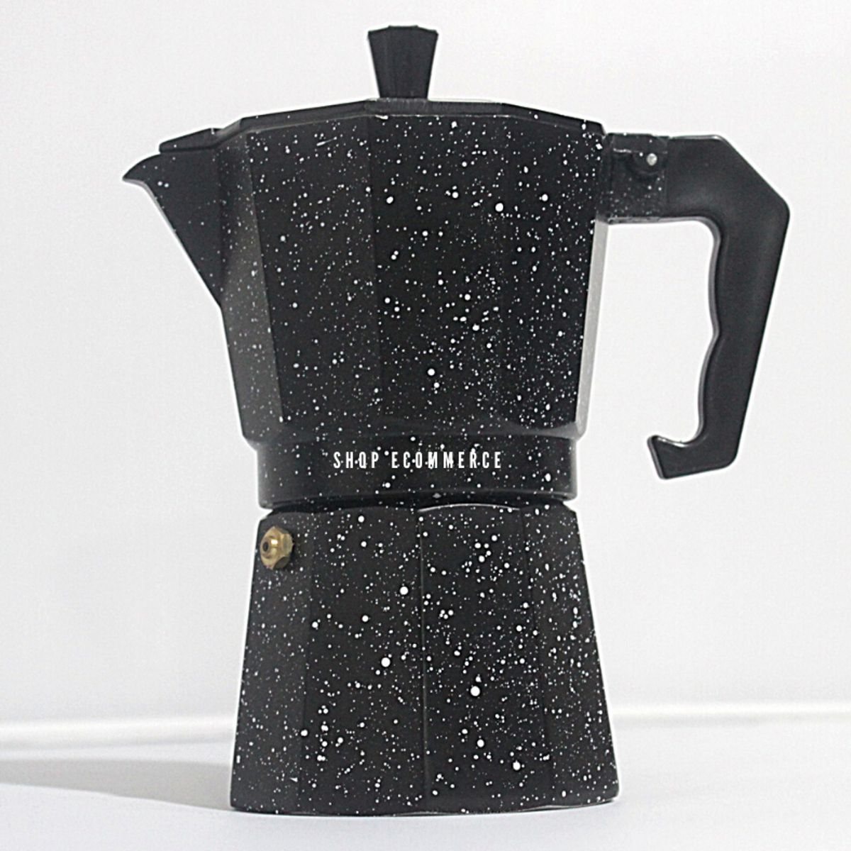 GENERICO - Cafetera moka italiana granito 12 tz