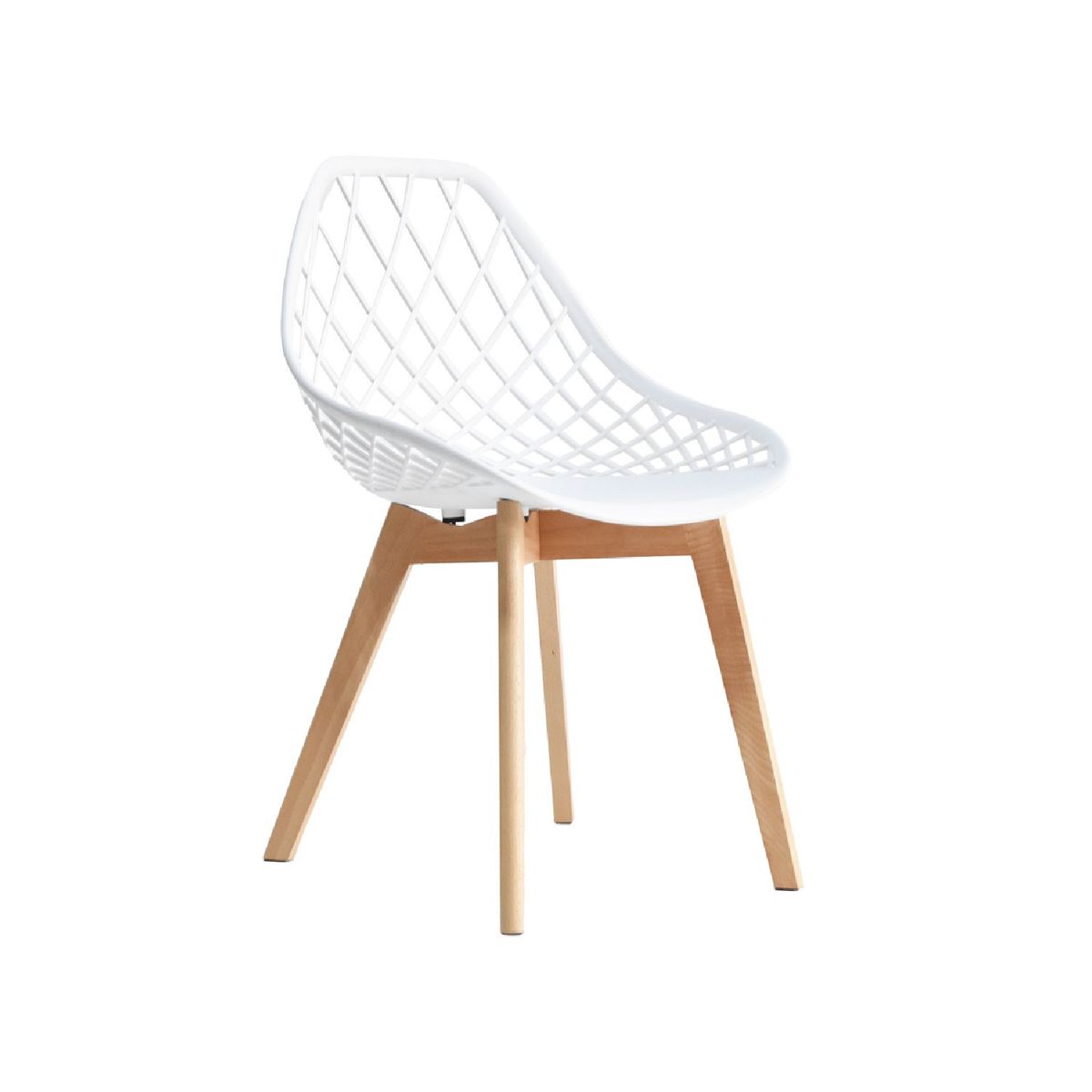 BONNO - Silla De Diseño Turia Blanco Bonno