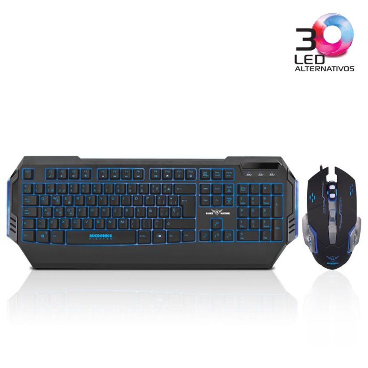 MICRONICS - Kit Gamer Fighter - Mic Gt8821 Micronics