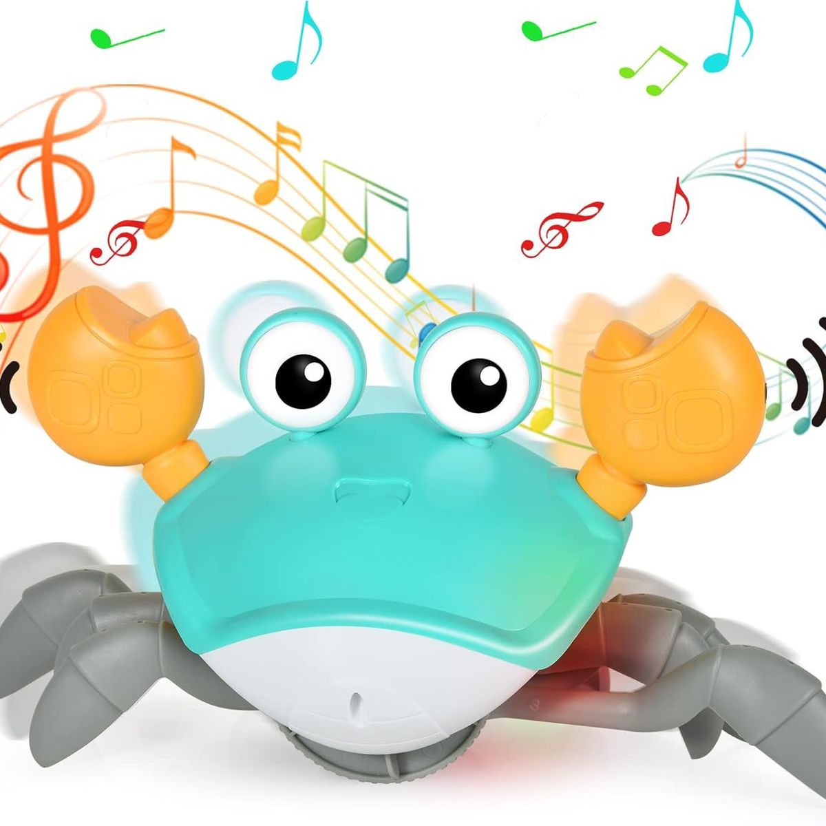 GENERICO - CANGREJO BAILARIN RECARGABLE CON SENSOR DE MOVIMIENTO