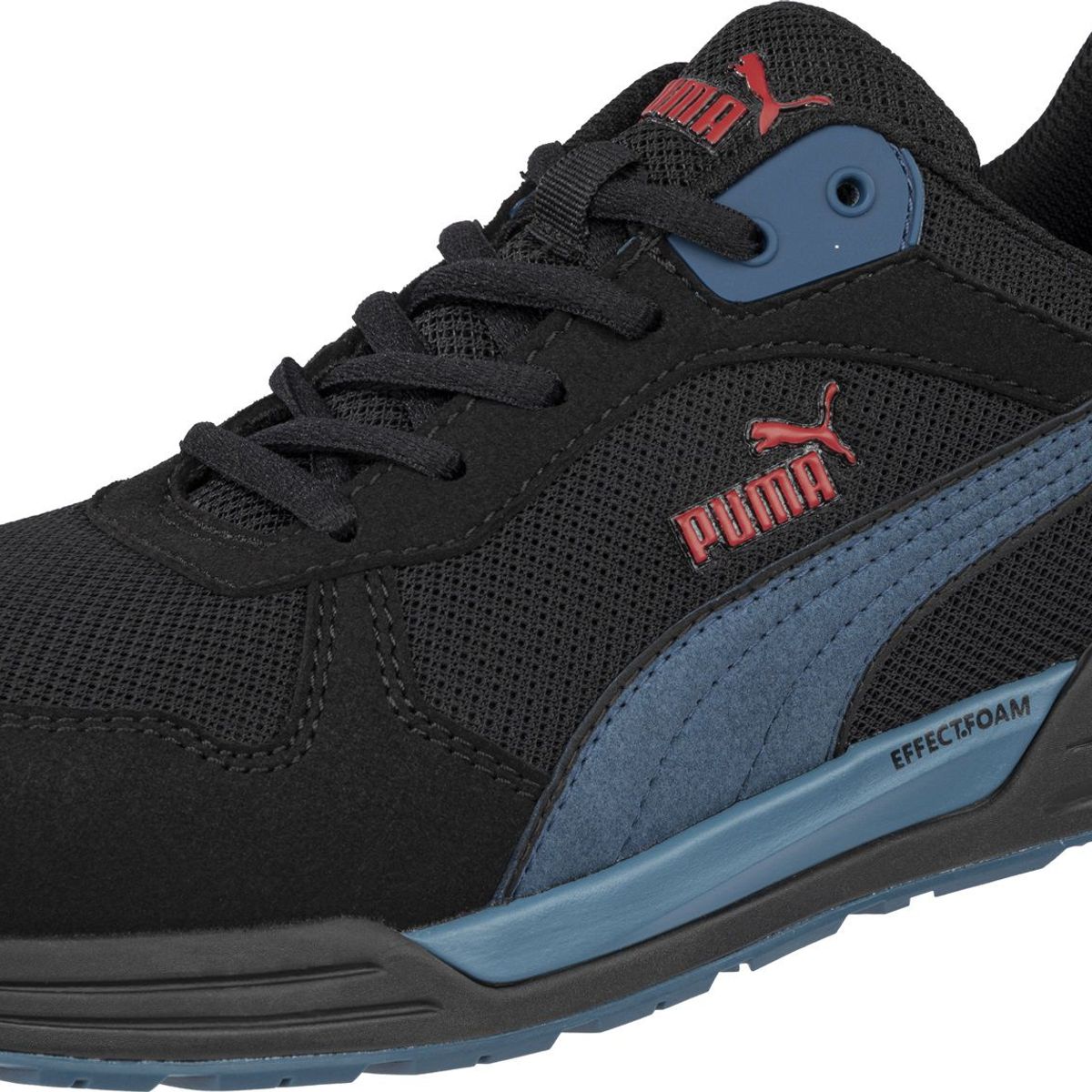 PUMA - ZAPATILLA DE SEGURIDAD FRONTSIDE BLACK-BLUE LOW PUMA