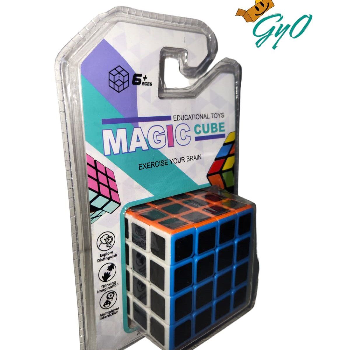 GENERICO - Cubo de Rubik 4x4 Magic Cube Black