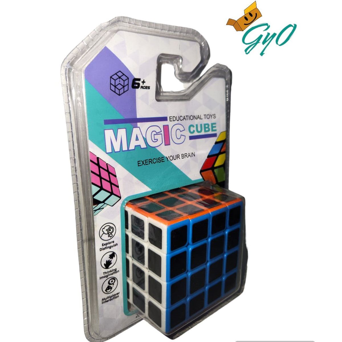 GENERICO - Cubo de Rubik 4x4 Magic Cube Black