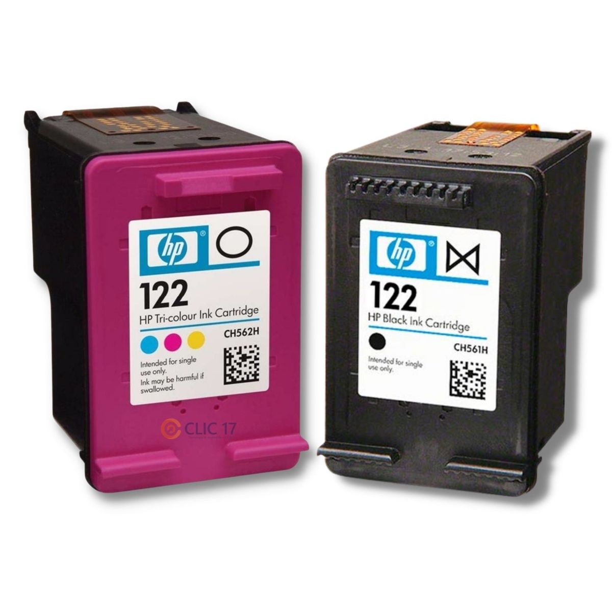 HP - Kit Tinta HP 122 Negro Tricolor