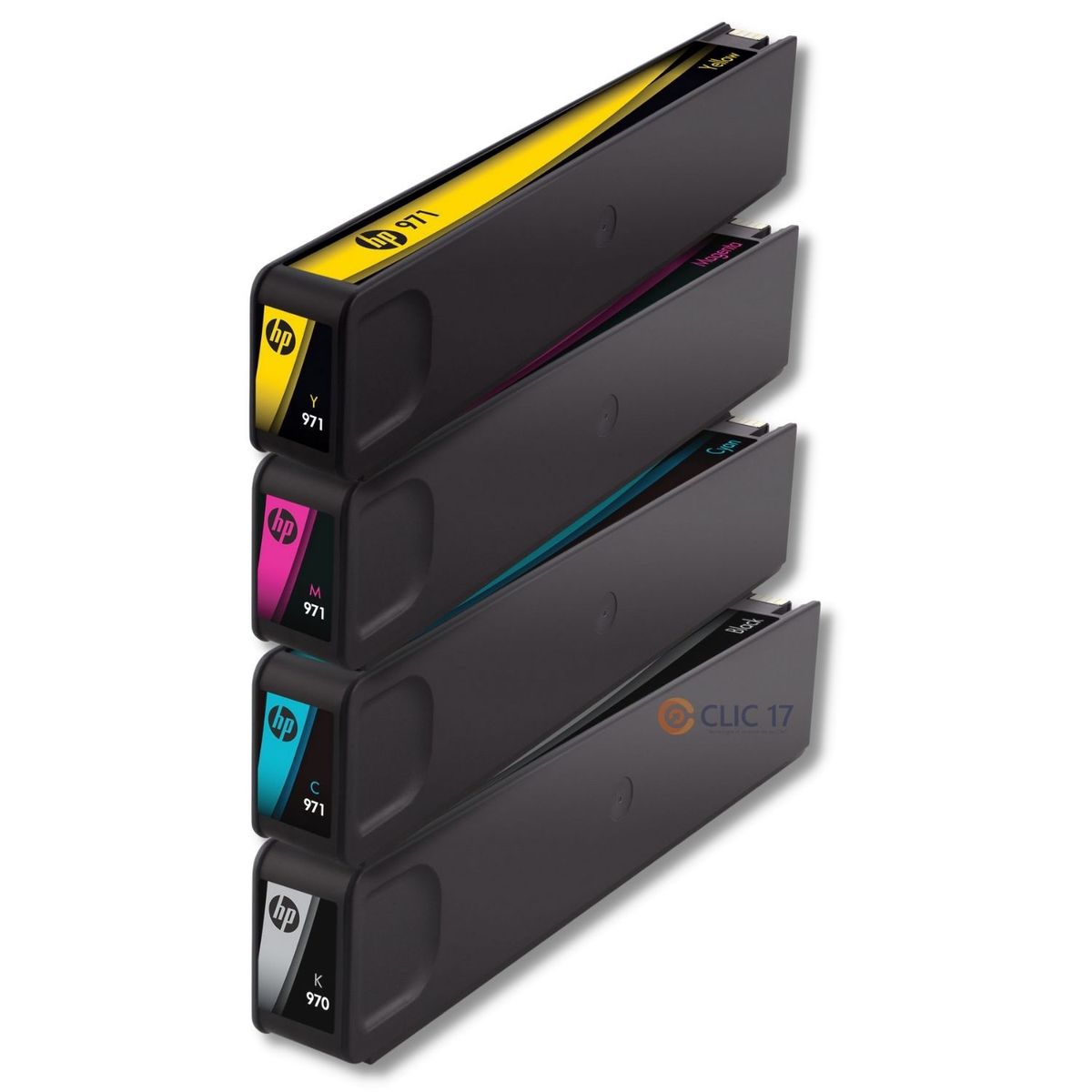 HP - Kit Tinta HP 970XL 971XL Cyan Magenta Amarillo Negro