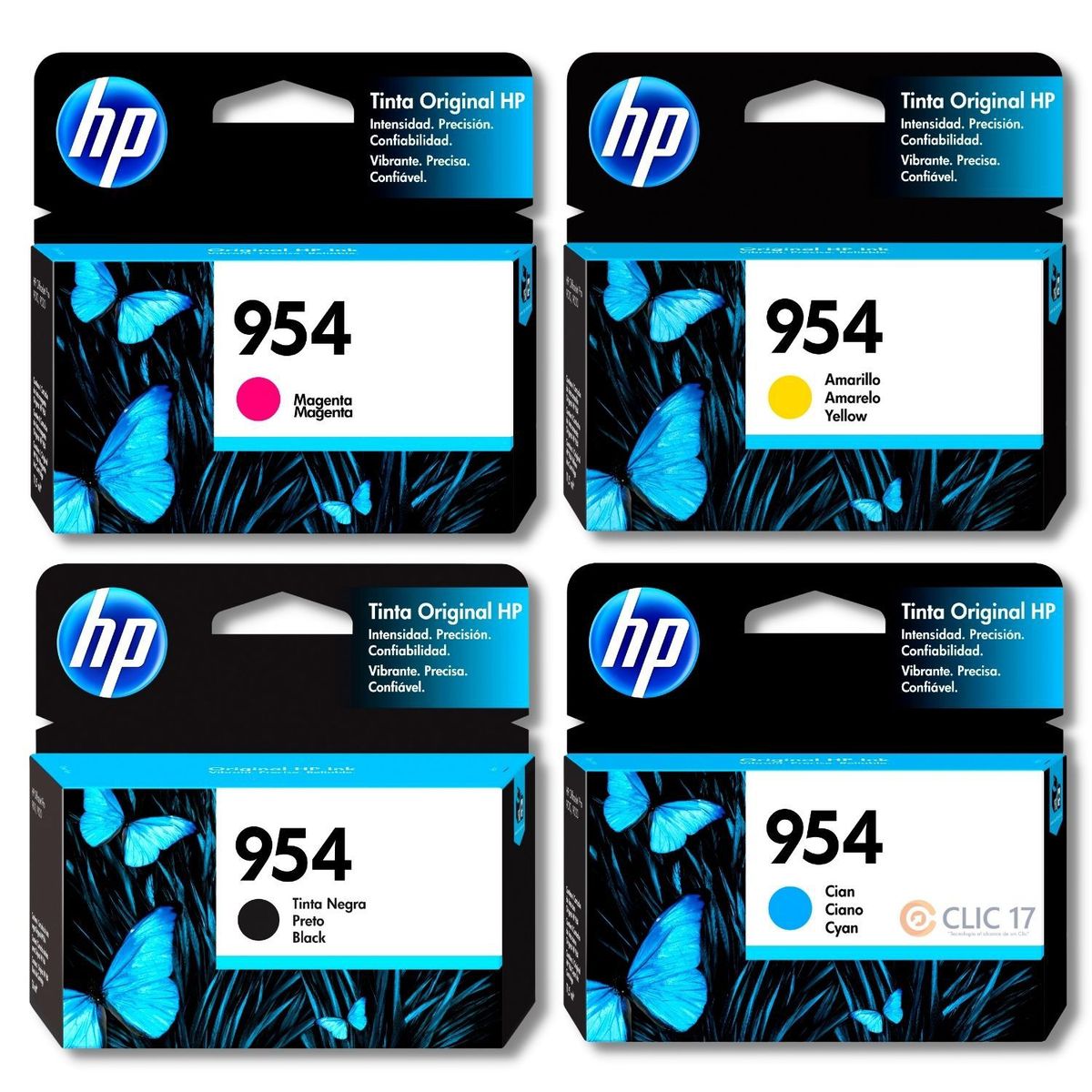 HP - Kit Tinta HP 954 Cyan Magenta Amarillo Negro