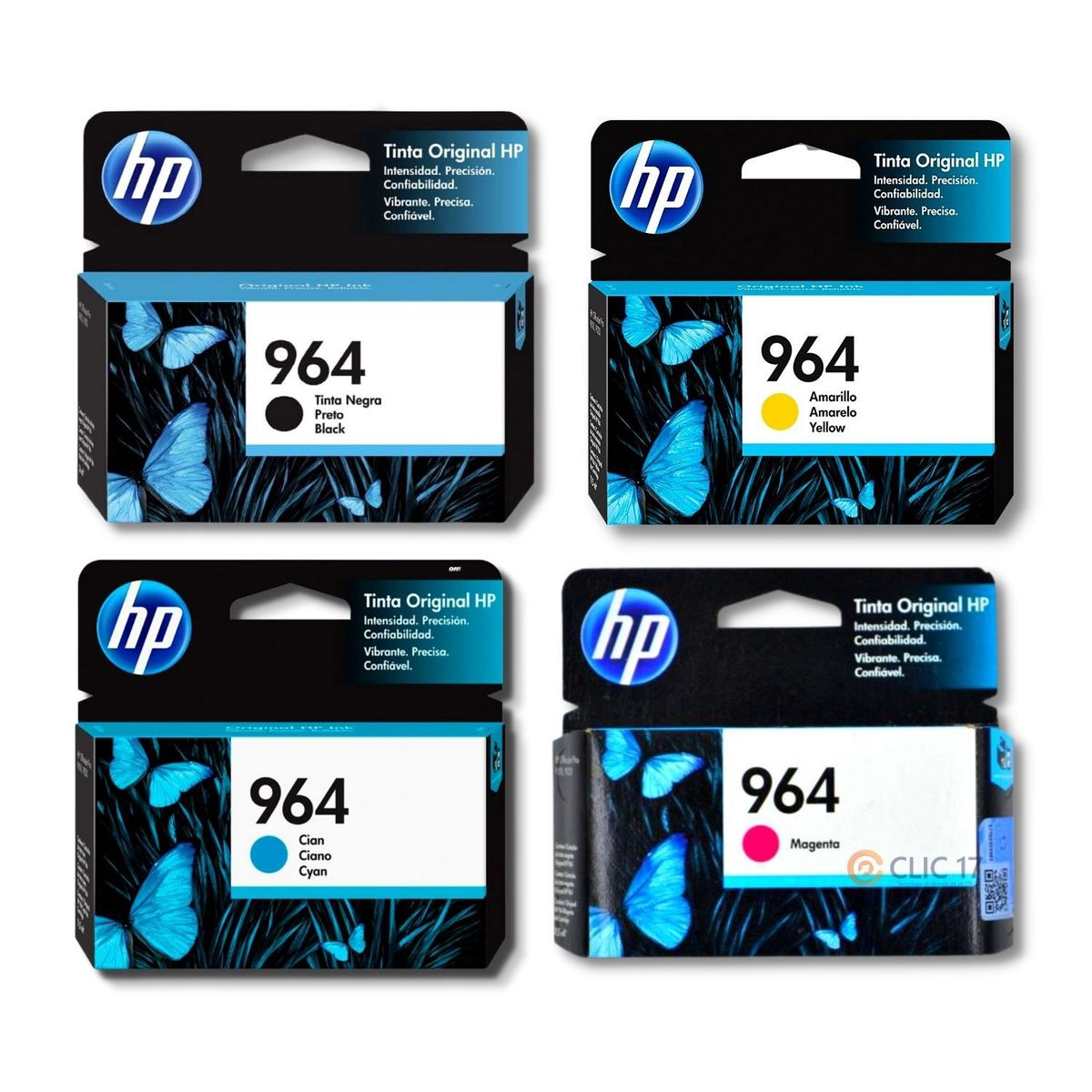 HP - Kit Tinta HP 964 Cyan Magenta Amarillo Negro