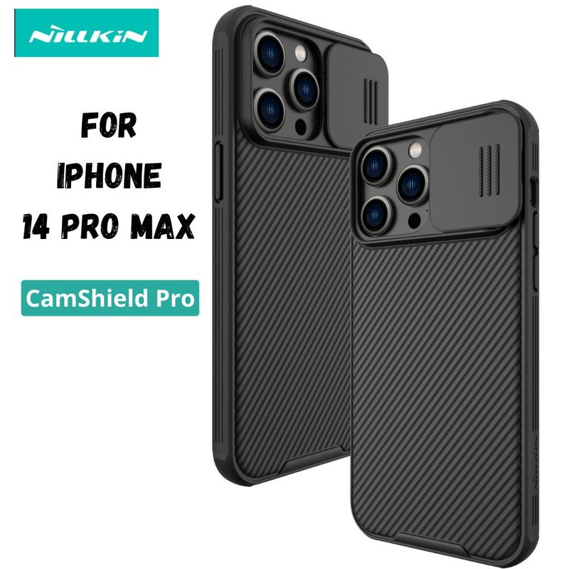 NILLKIN - Case Nillkin Camshield Black - iPhone 14 Pro Max