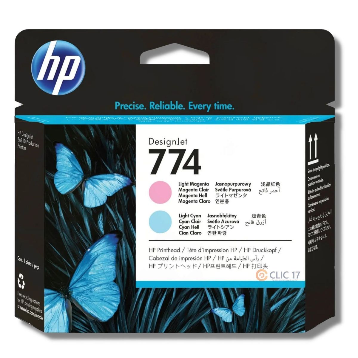 HP - Cabezal HP 774 LT Magenta Cyan P2V98A