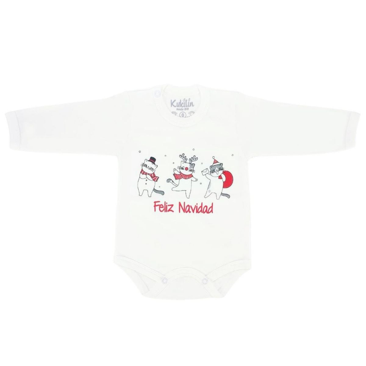 GENERICO - Body bebé Navideño - Gatitos