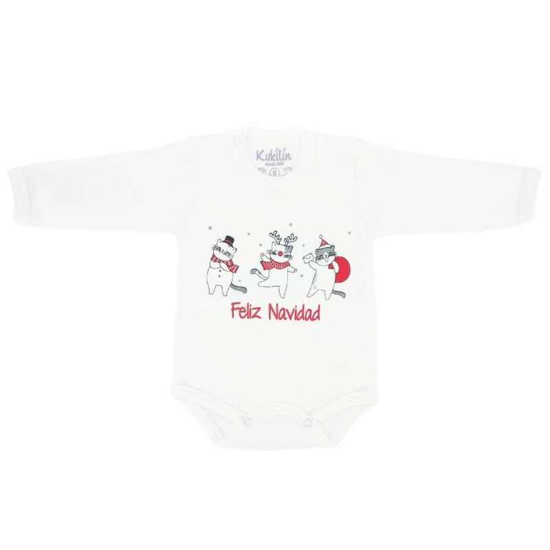GENERICO - Body bebé Navideño - Gatitos