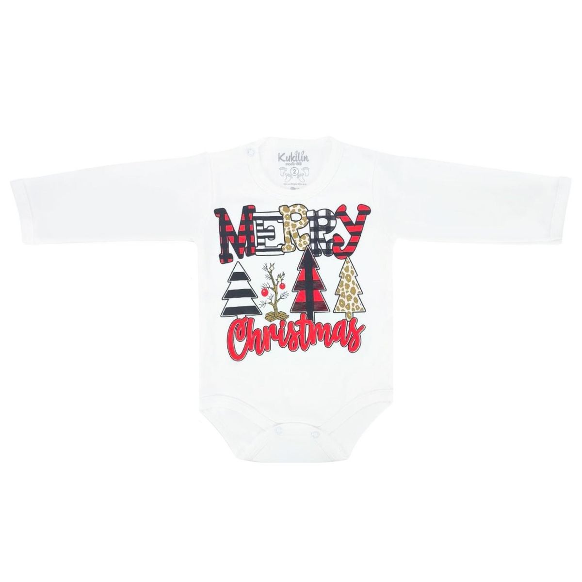 GENERICO - Body bebé Navideño - Merry Christmas Arboles