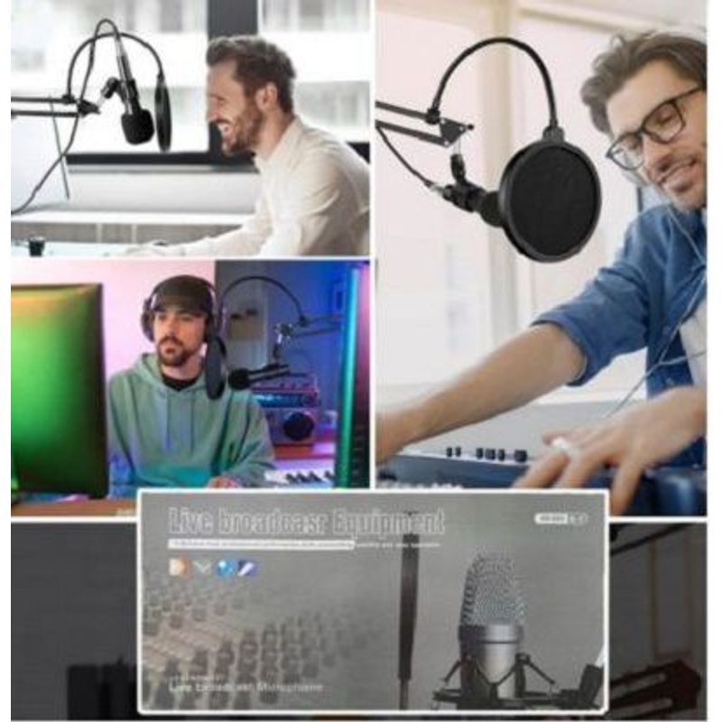 GENERICO - SET DE GRABACION MICRÓFONO DE TRANSMISIÓN EN VIVO