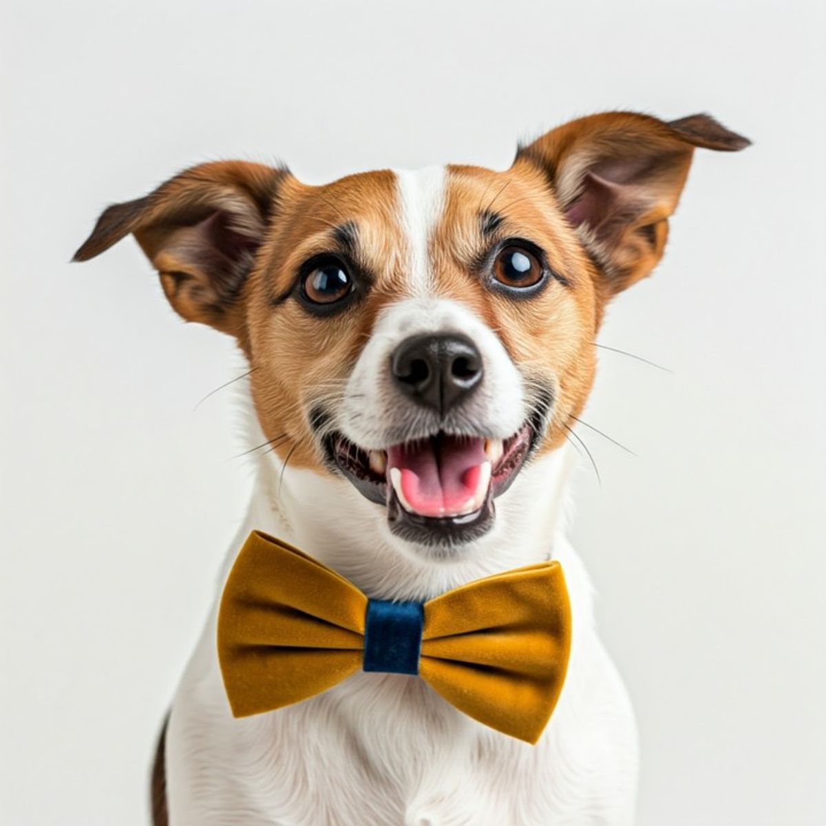 GENERICO - Collar Para Perros Corbatín Mostaza Talla 4