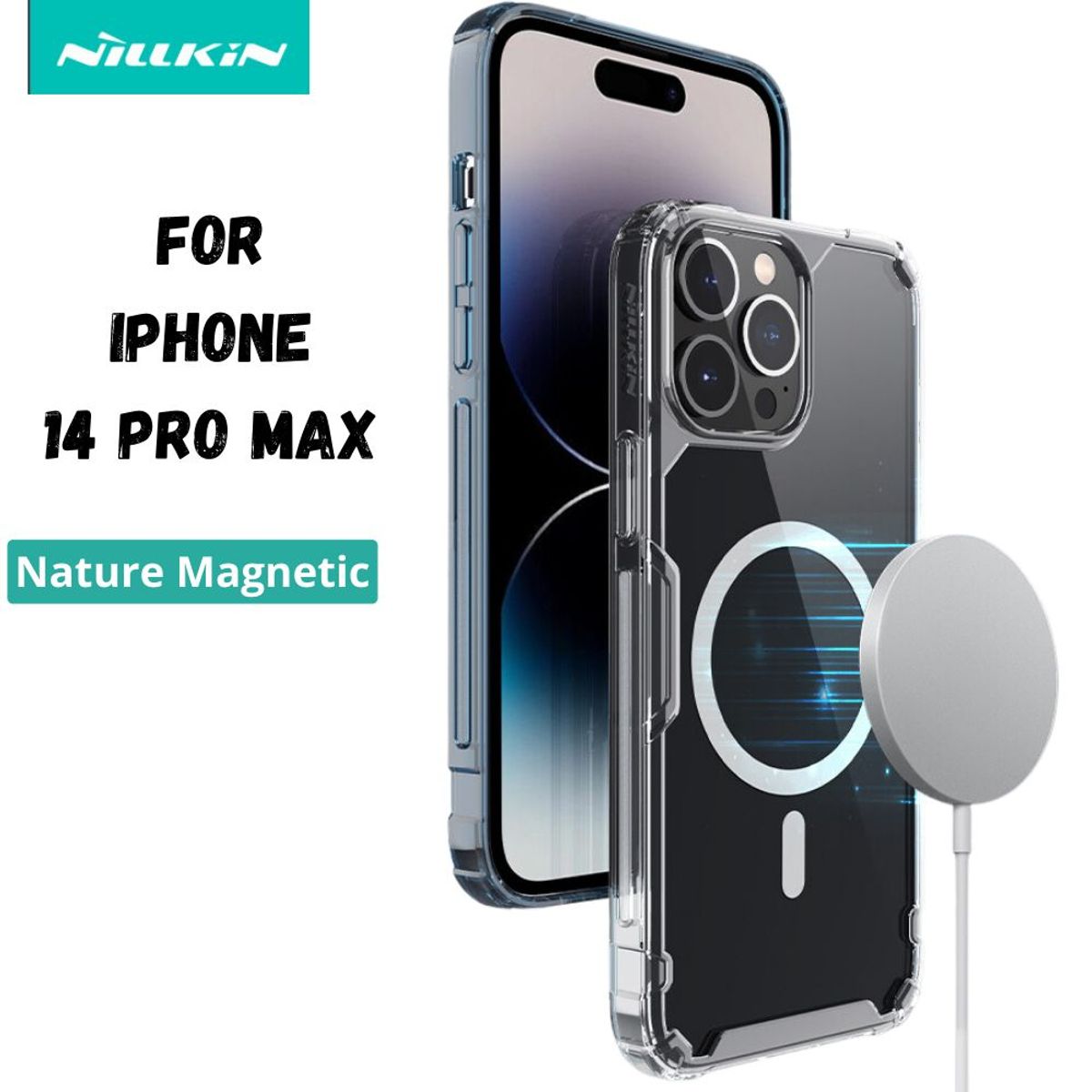 NILLKIN - Case Nillkin Nature Clear - iPhone 14 Pro Max (MagSafe)