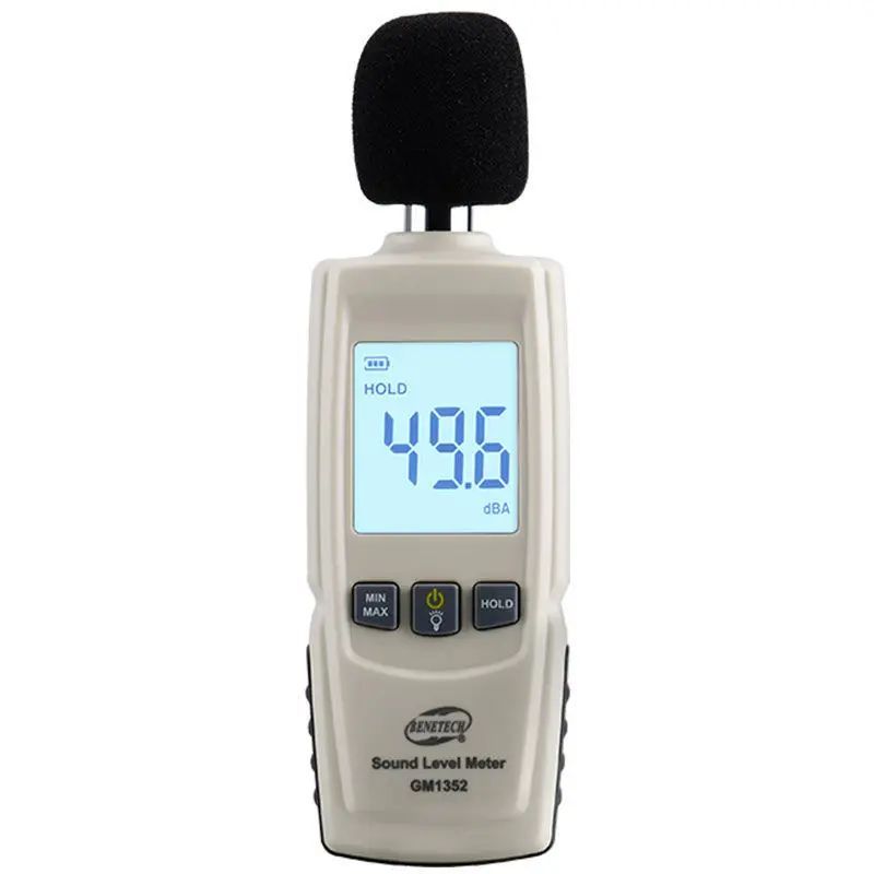 BENETECH - Sonómetro Medidor De Sonido Ruido Decibelímetro - BENETECH GM1352