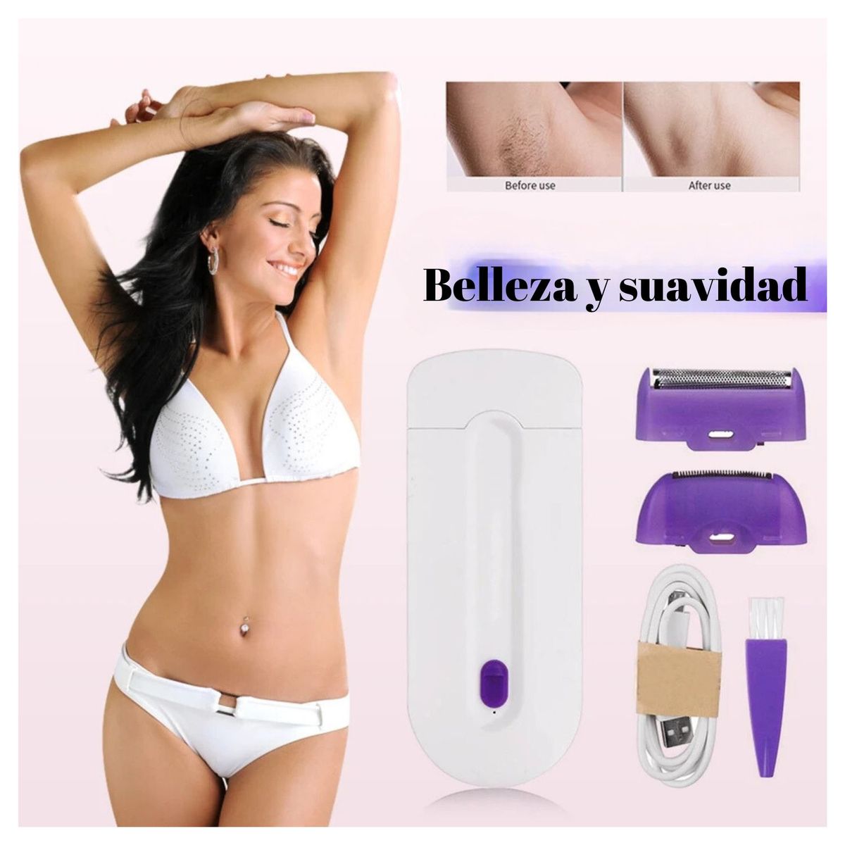 ROHS - Depiladora para Damas Rostro y corporal