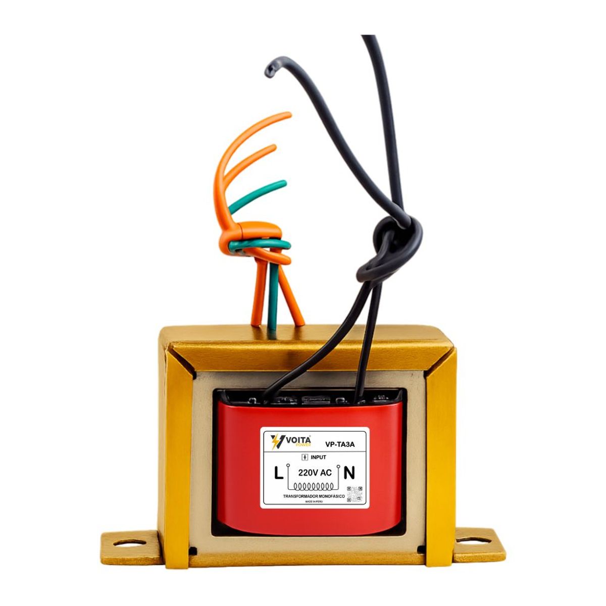 VOITA POWER - Transformador monofásico 220V AC a 24-0-24V AC 3 Amperios