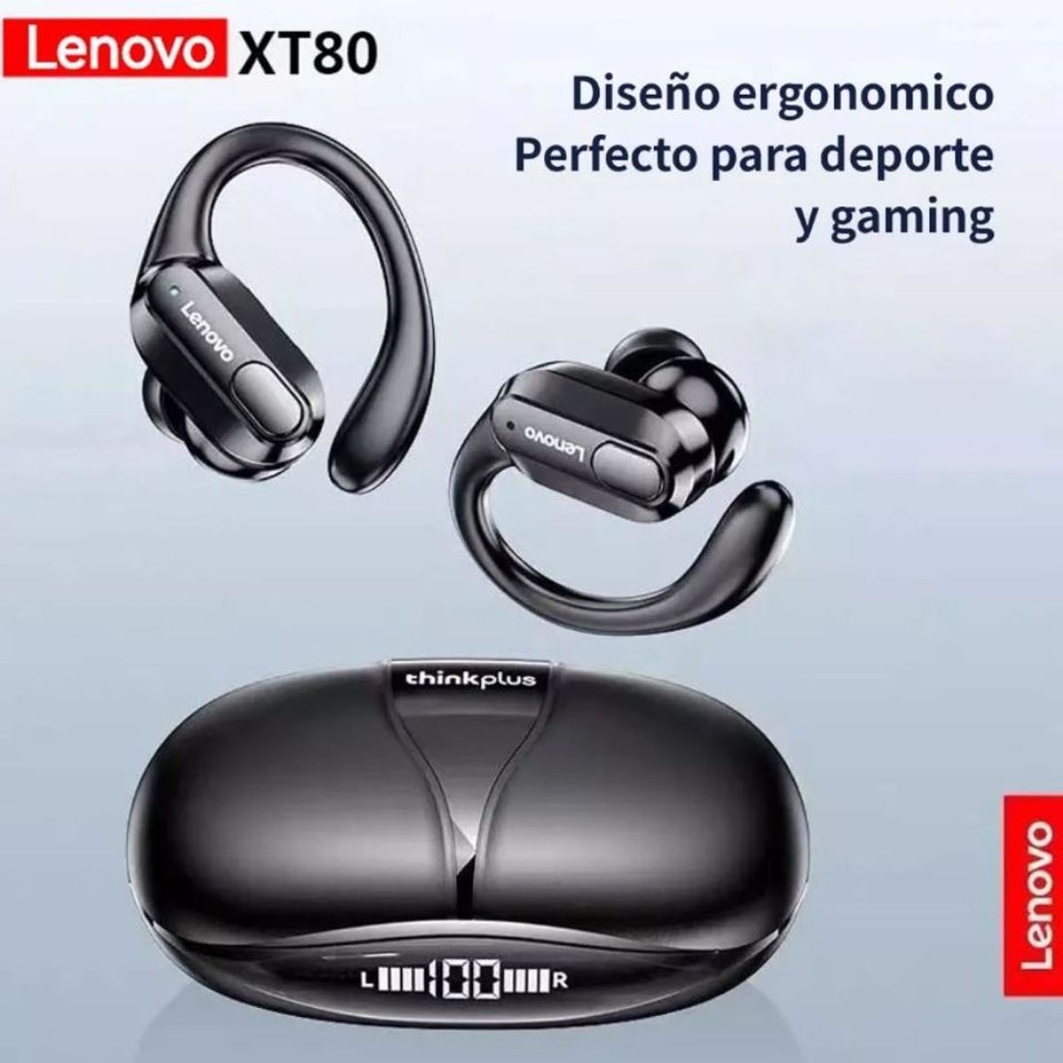 LENOVO - AUDIFONOS LENOVO XT80 BLUETOOTH THINKPLUS