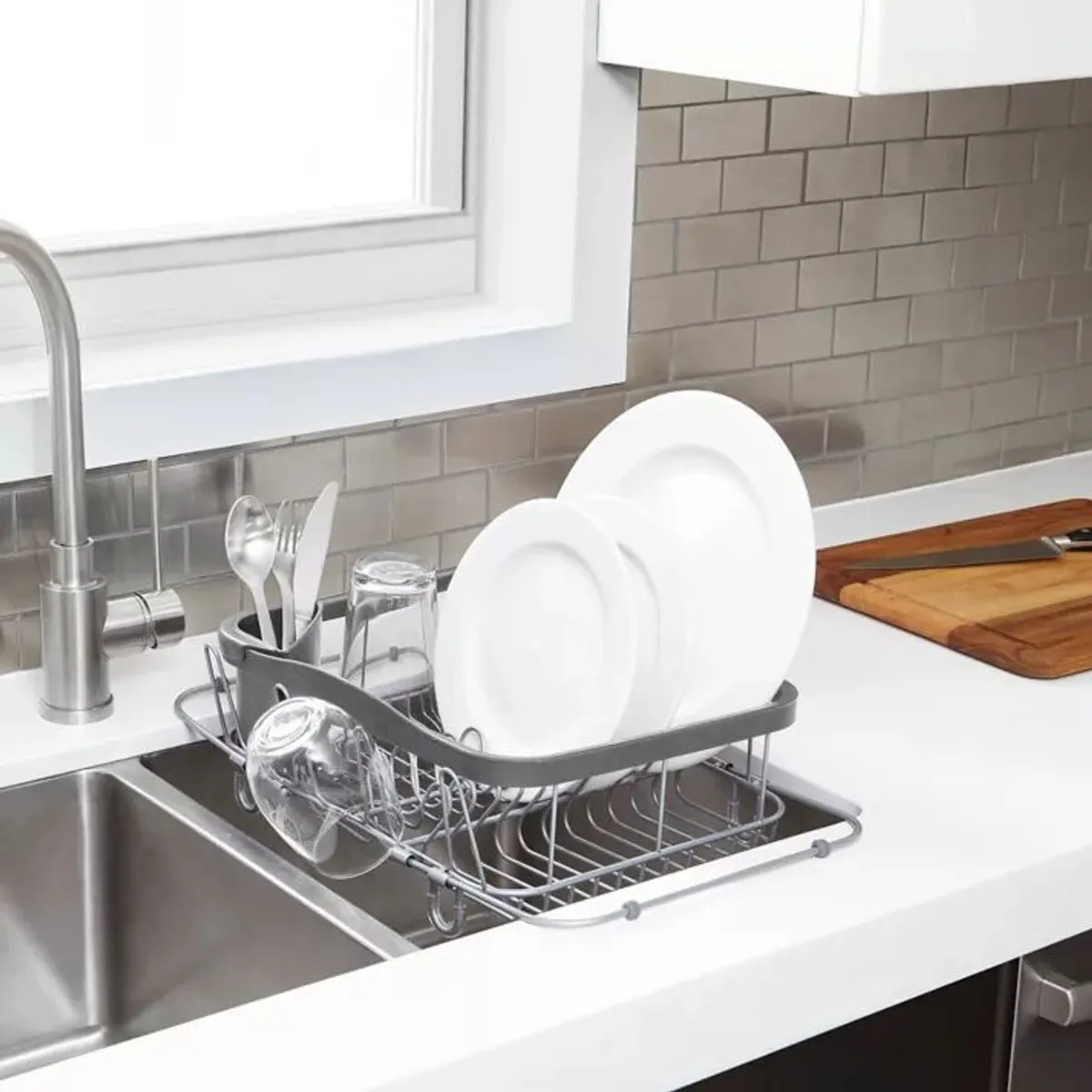 UMBRA - ESCURRIDOR SINKIN DISHRACK MULTI UMBRA - GRIS.