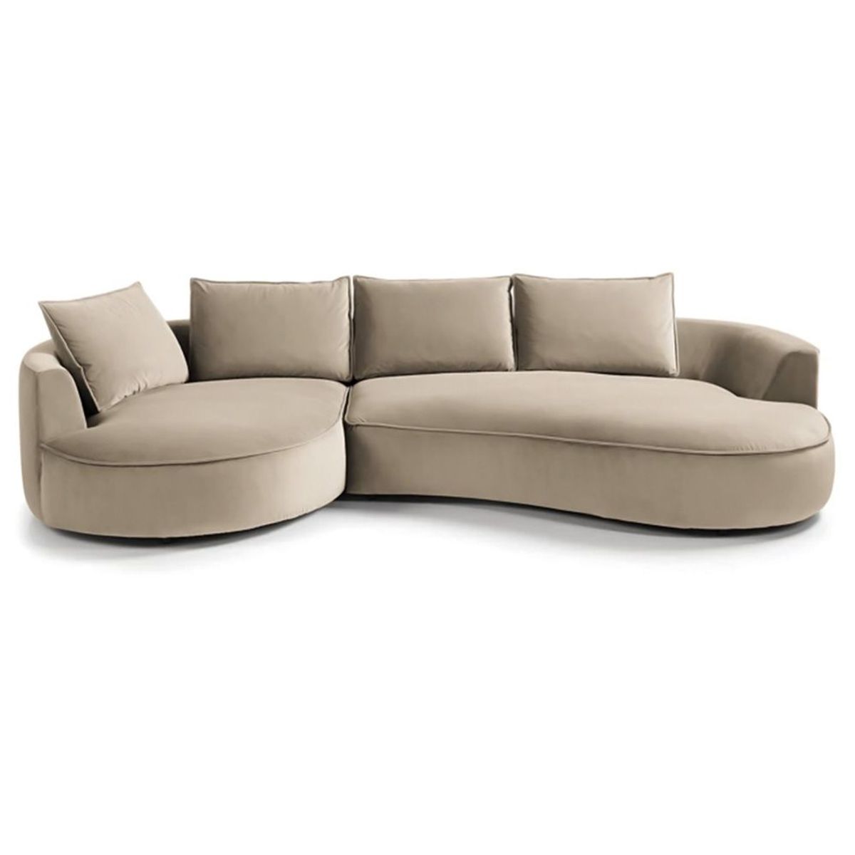 GENERICO - Seccional Broken Beige FormasHome