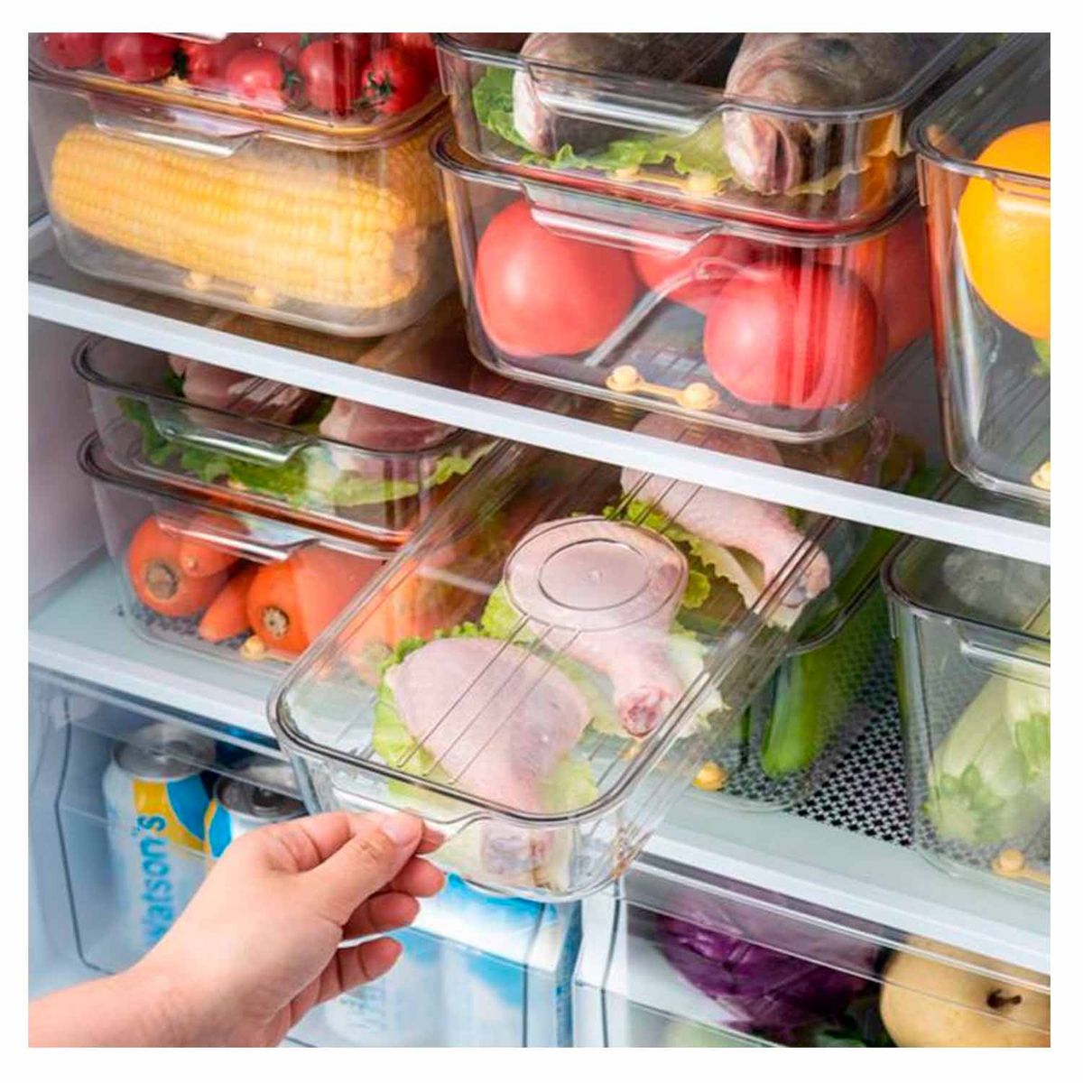 GENERICO - Organizador de Refrigerador x2