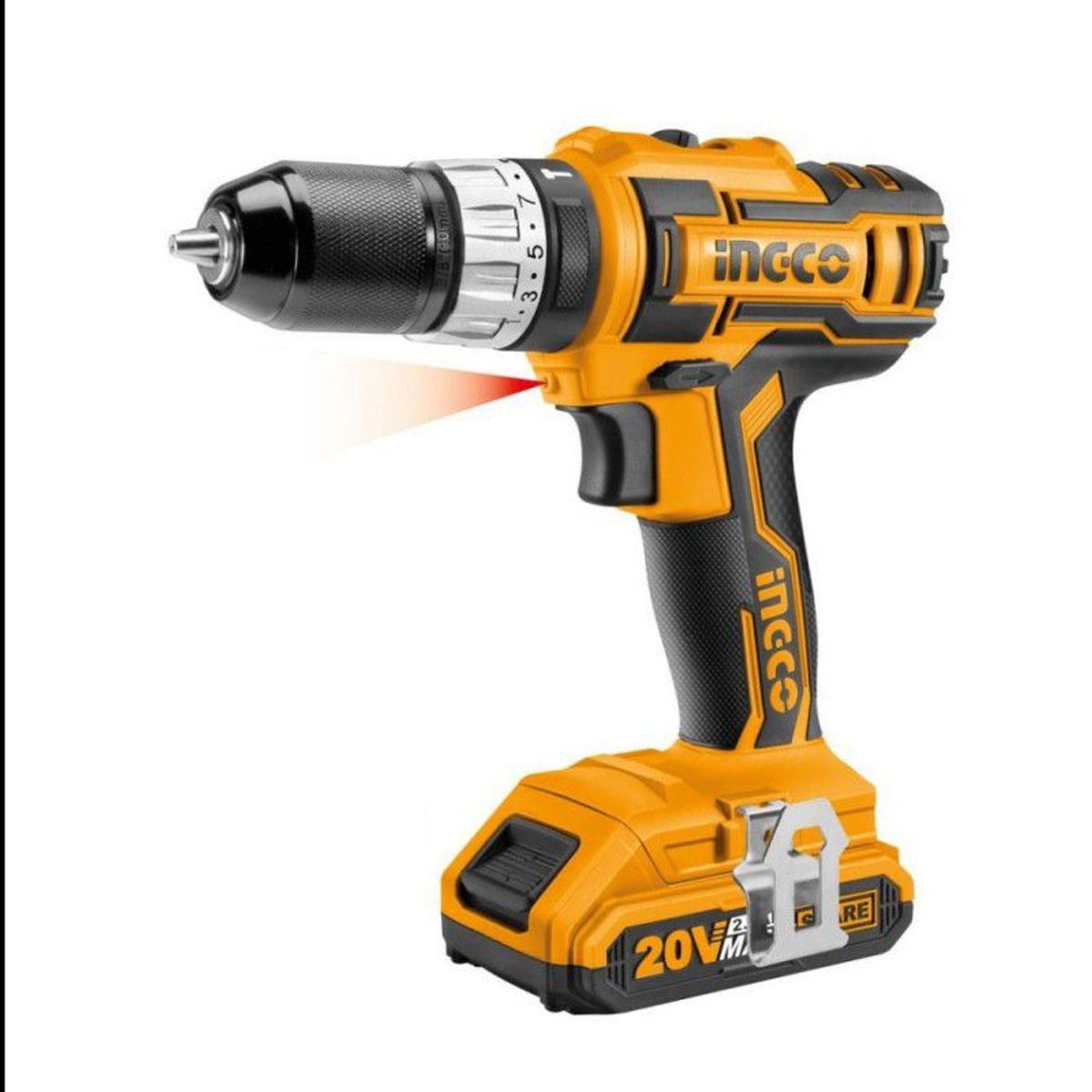 INGCO TOOLS - TALADRO ATORNILLADOR PERCUTOR 3/8" 45NM 20V + 50ACC INGCO CIDLI2002.