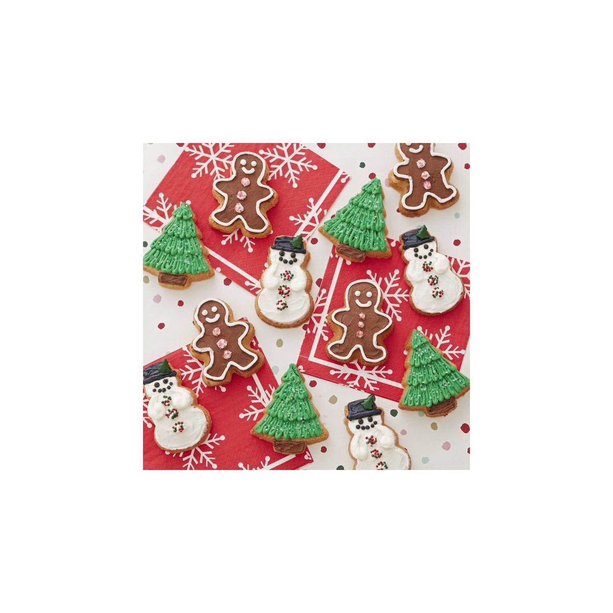 GENERICO - Molde Para Galletas Navidad 12 Cavidades