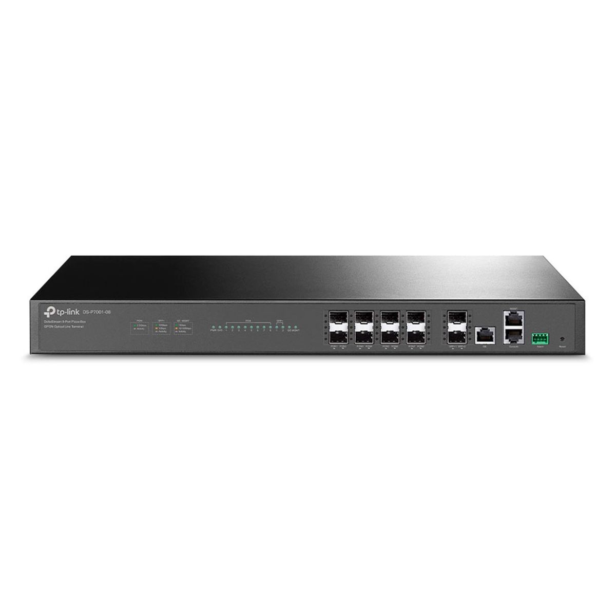 TP LINK - SWITCH TP-LINK OPTICO DELTASTREAM 8-PUERTOS PIZZA BOX PN: DS-P7001-08