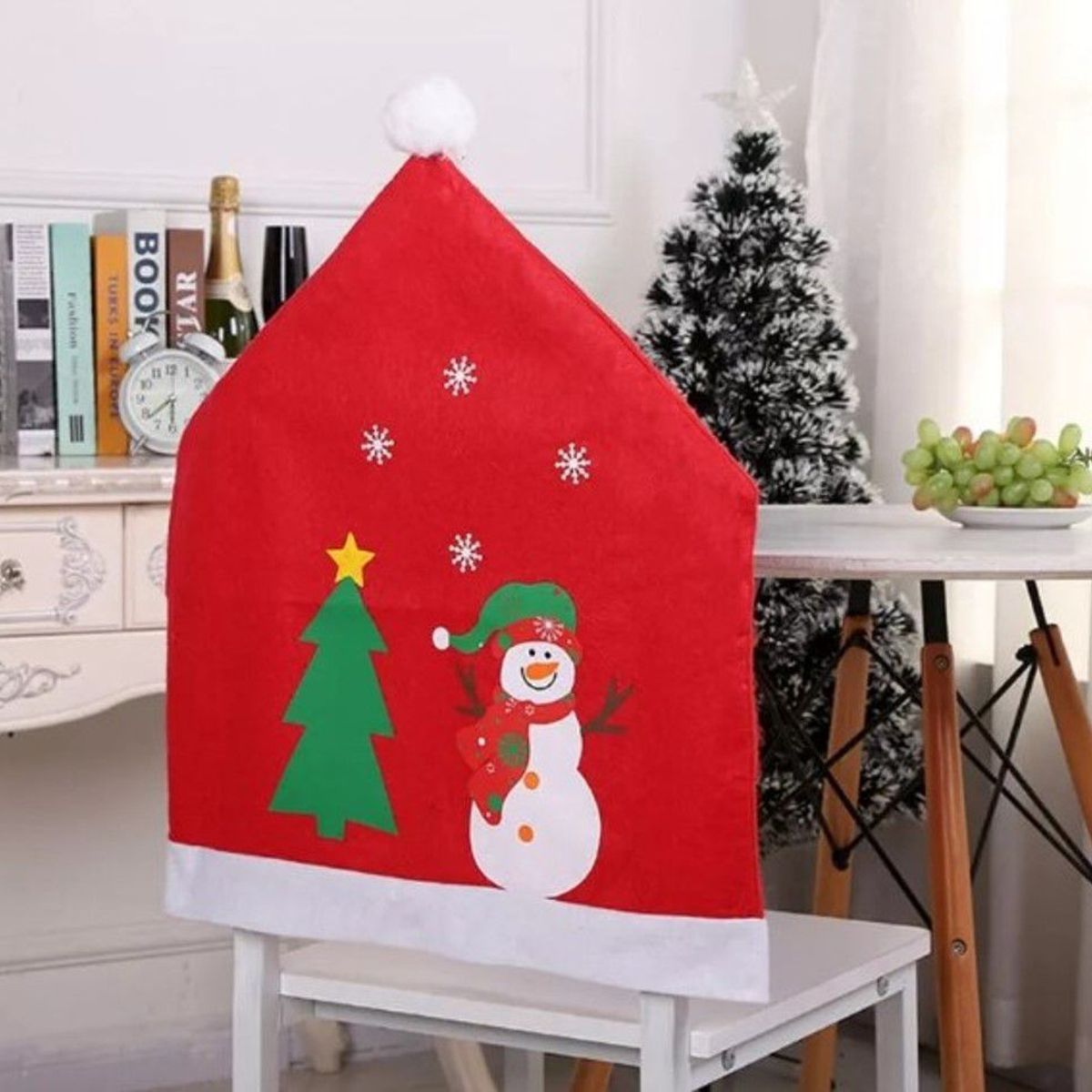 GENERICO - Fundas de Sillas Modelo Gorrito Decorativas de Calidad