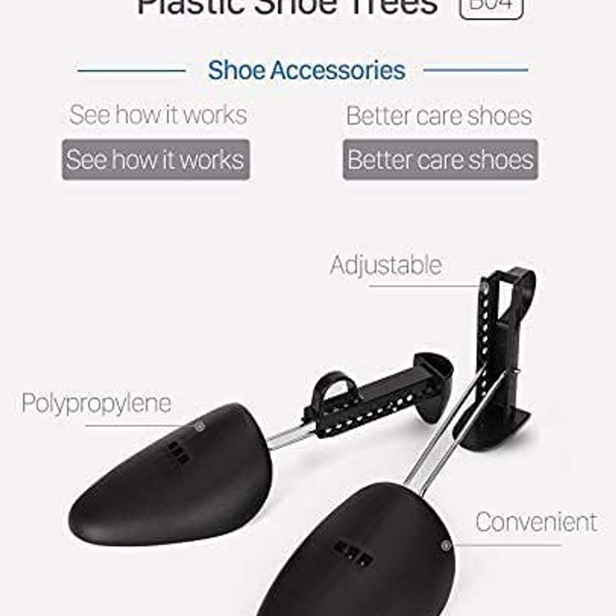 GENERICO - Horma Formador Ensanchador Zapatos Ajustable Hombremujer