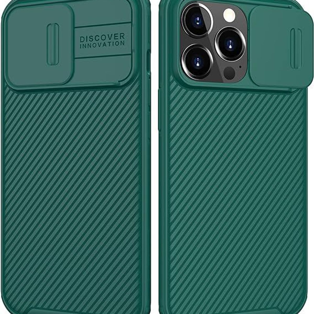 NILLKIN - Funda Nillkin CamShield  iPhone 15 Pro Max Cubierta de Cámara - Verde