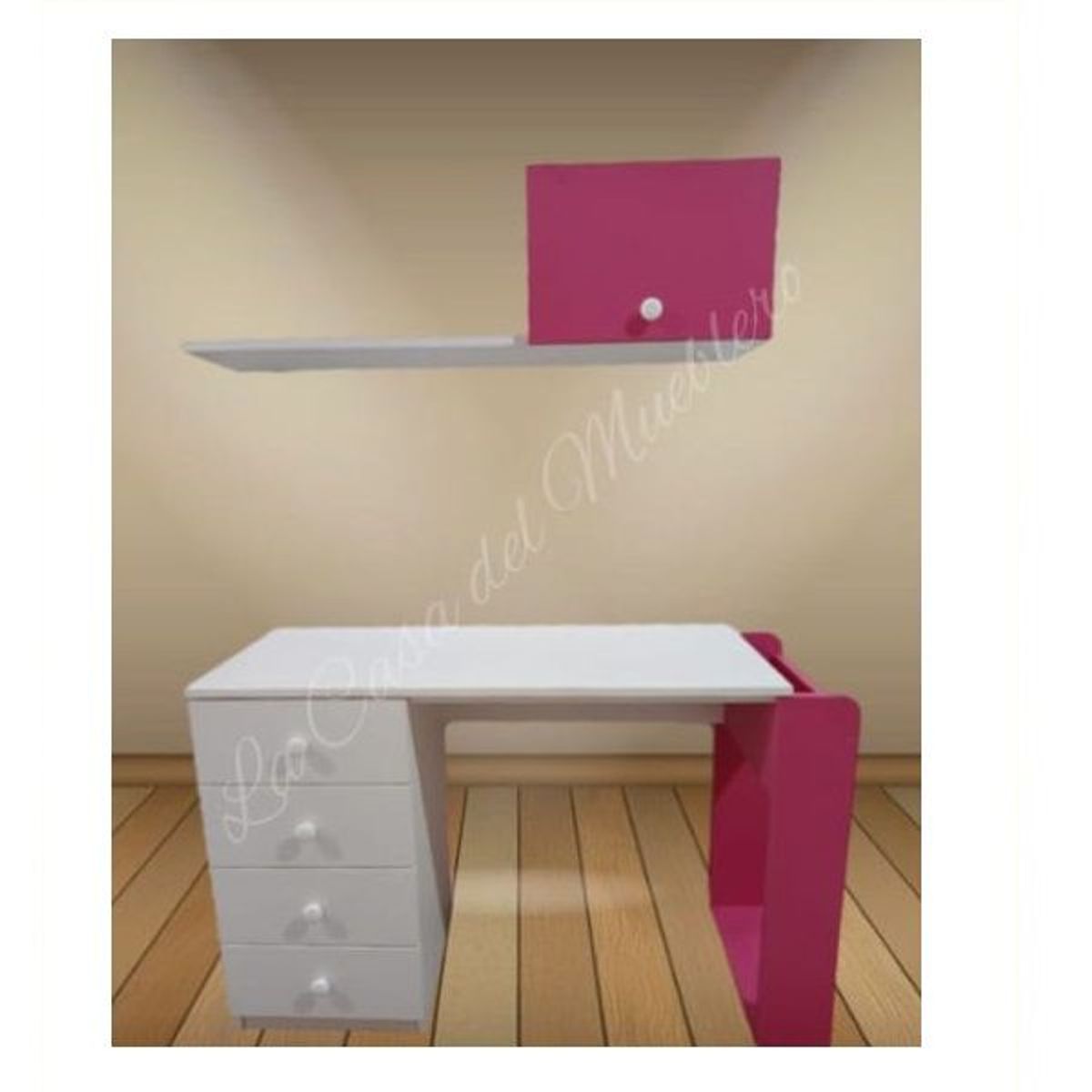 GENERICO - Escritorio pinky - la casa del mueblero- FUCSIA