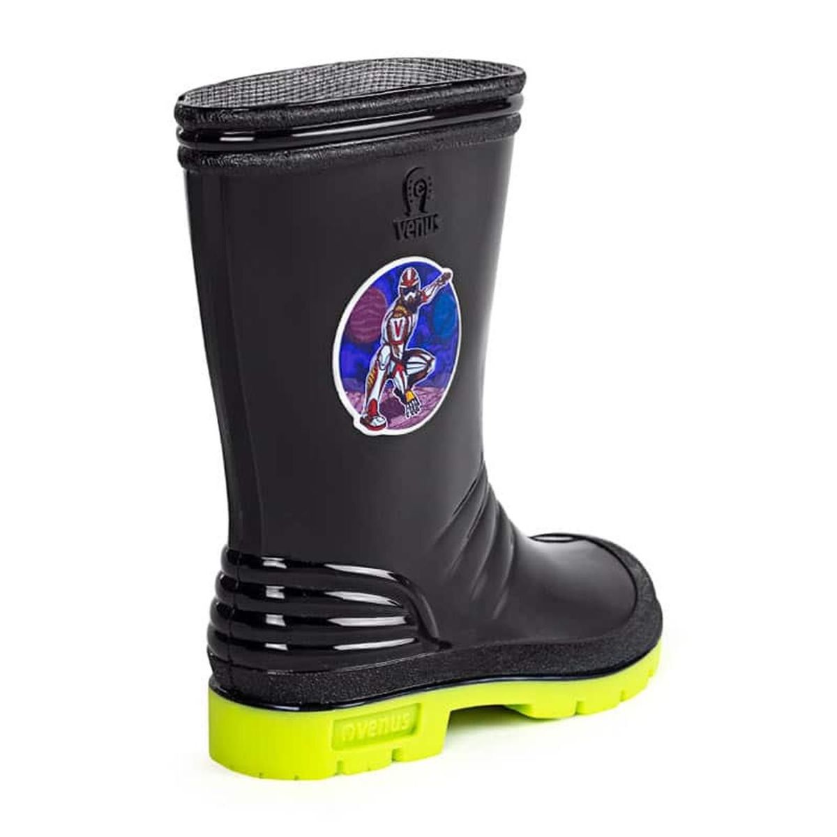 VENUS - BOTA INFANTIL CON STICKER ULTRA NEGRO - Negro