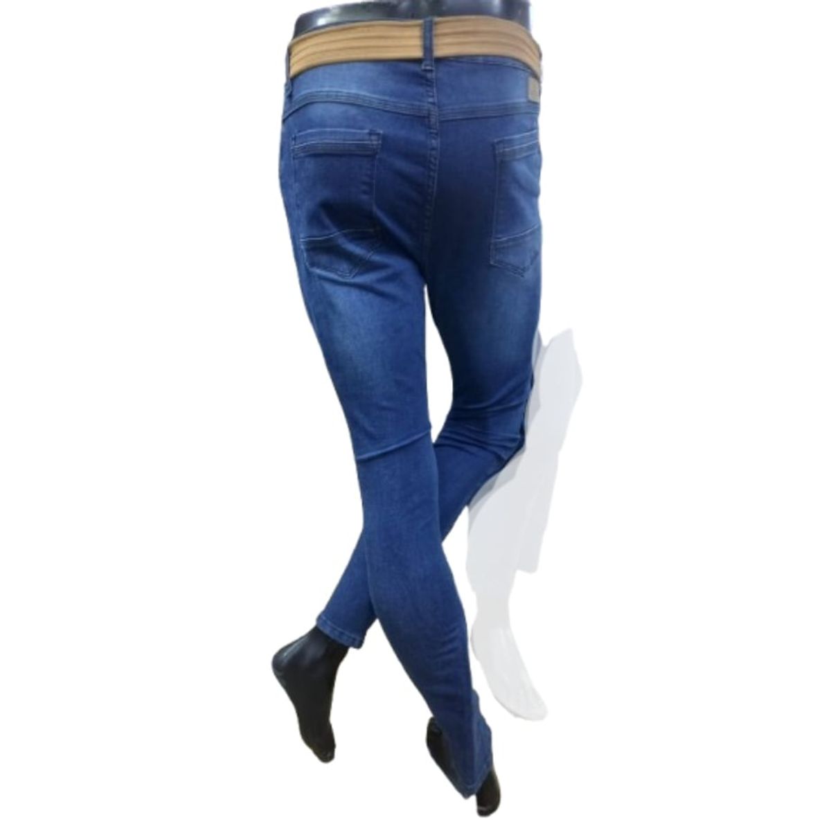GENERICO - PANTALON JEAN RAZGADO PARA HOMBRE