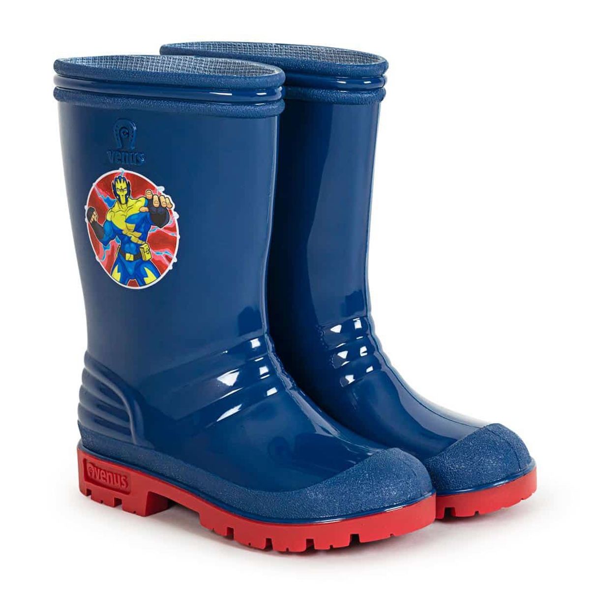 VENUS - Venus Bota Infantil Elec Azul Rojo - Azul