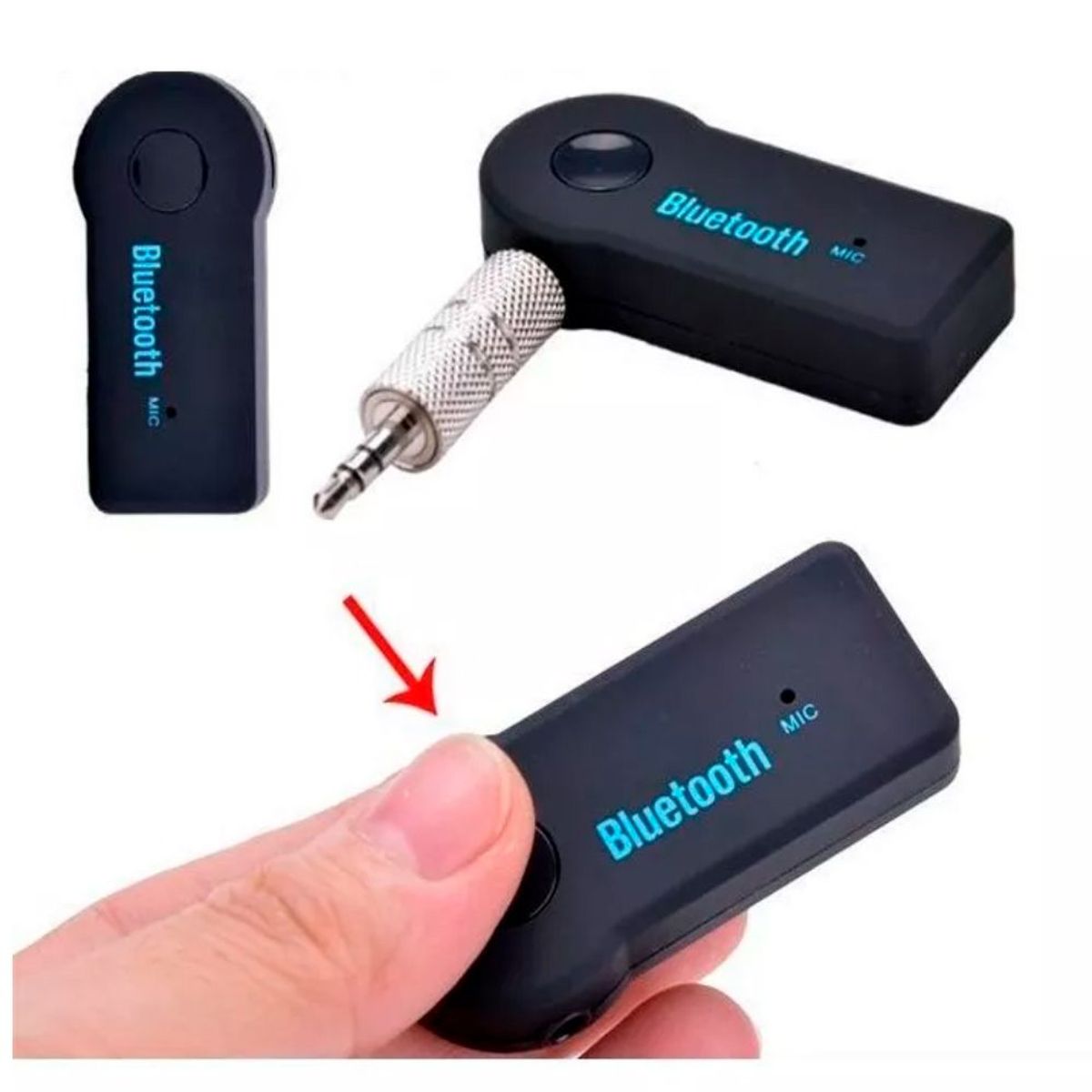 GENERICO - Adaptador Receptor Bluetooth Para Radio Auto Manos Libres