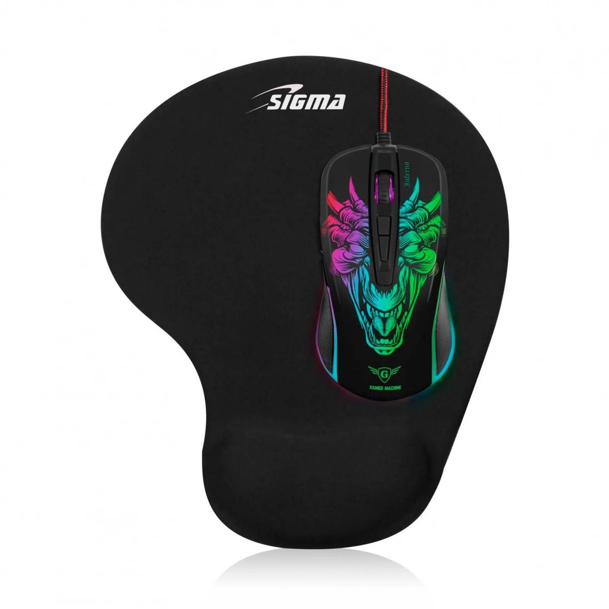 SIGMA - PAD MOUSE SIGMA X5 ALMOHADILLA NEGRO
