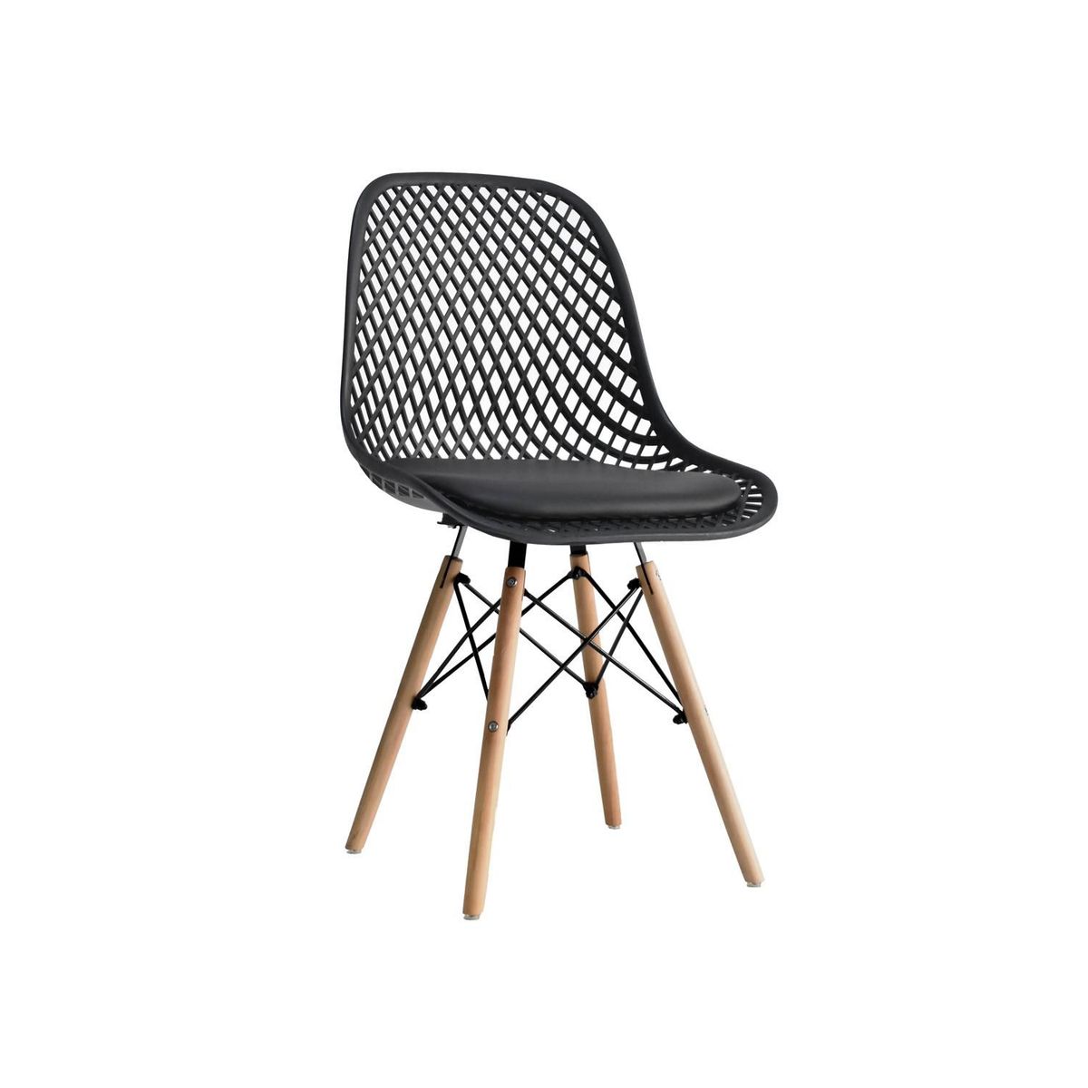 BONNO - Silla De Diseño Nordic Negro Bonno