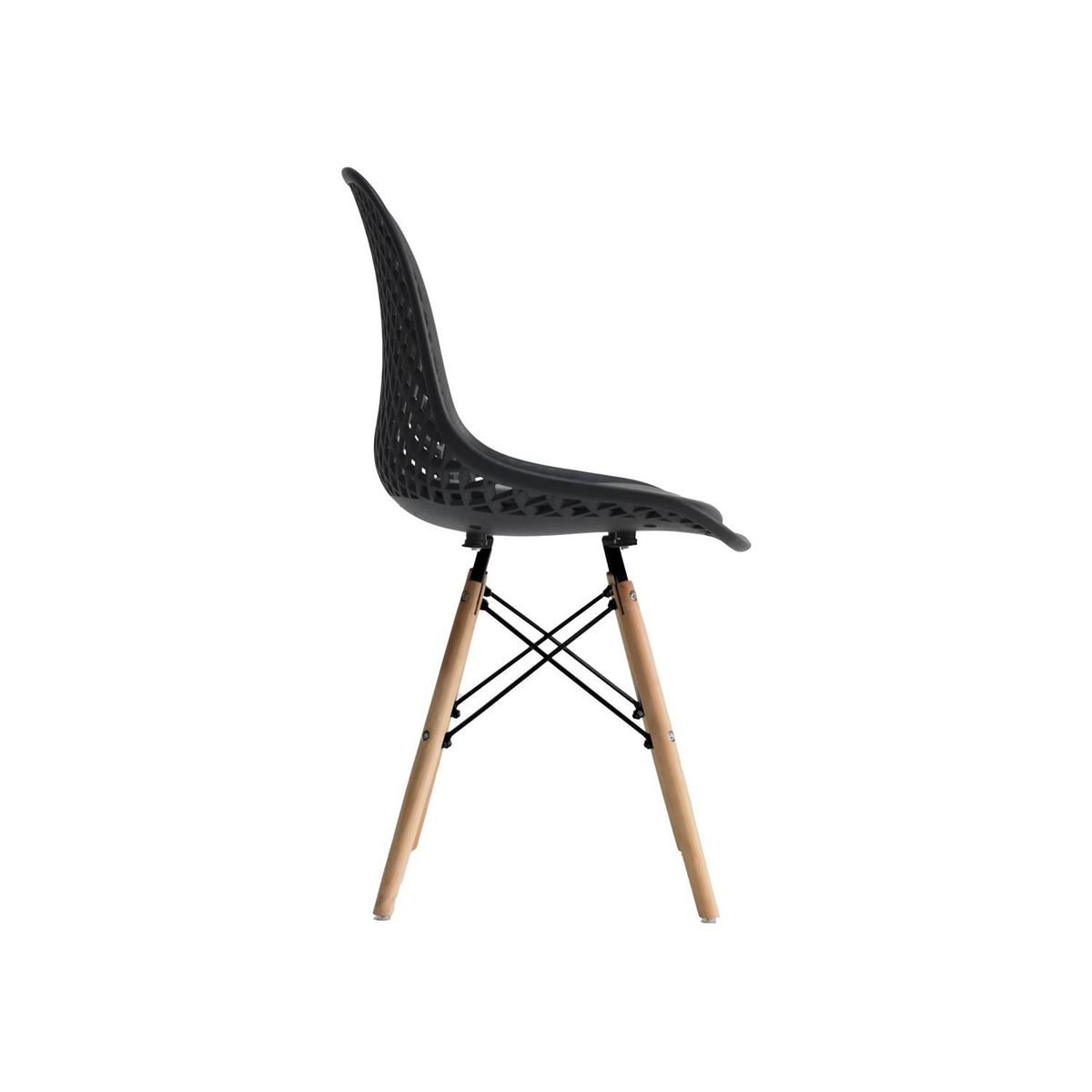 BONNO - Silla De Diseño Nordic Negro Bonno