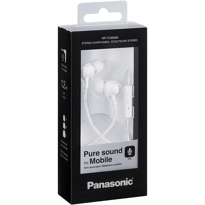 PANASONIC - AUDIFONO PANASONIC RP-TCM360 BLANCO