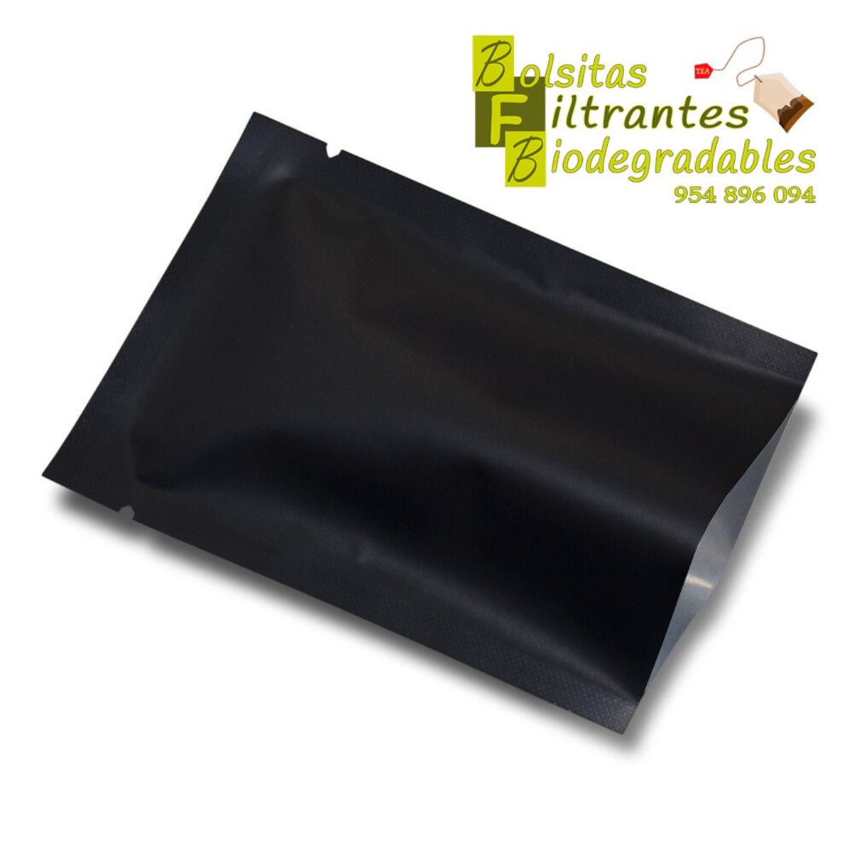 LA SEMILLITA PERUANA - 500 Sobre Bilaminado NEGRO con abre fácil, fino acabado