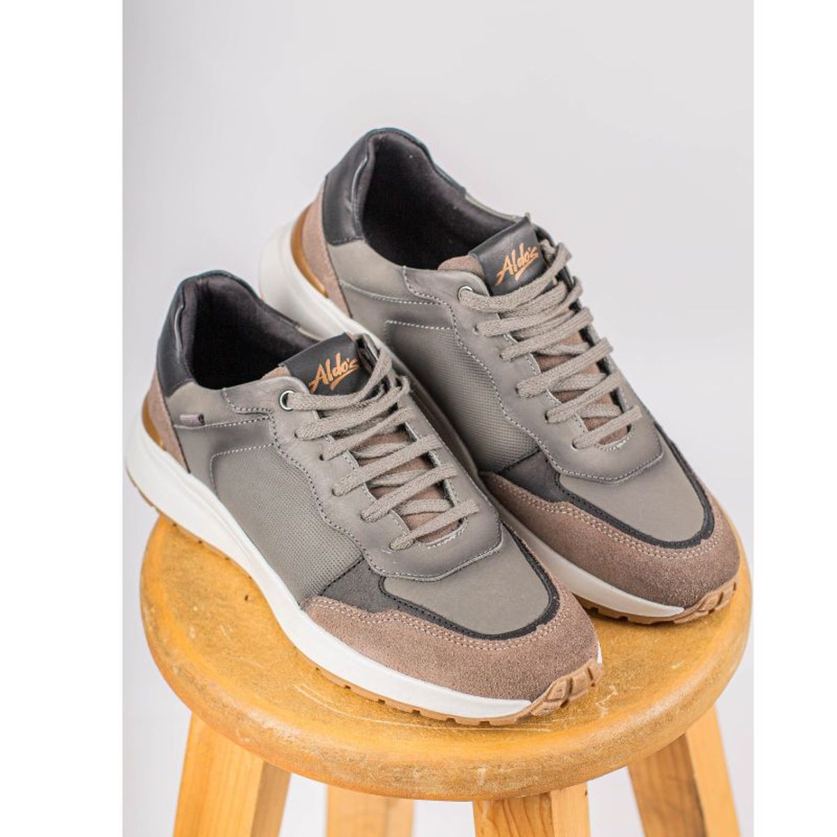 ALDO'S SINCE 1986 - 0119026034-ALDOS-ZAPATILLA CUERO SPORT ELEGANTE DE EDICIÓN LIMITADA