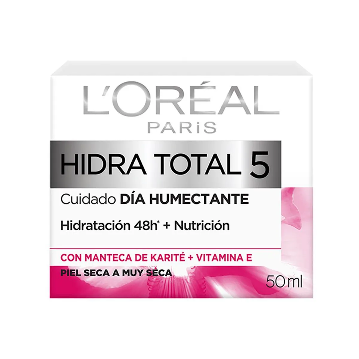 LOREAL PARIS - Crema humectante de día Hidra-Total 5 x 50 ml