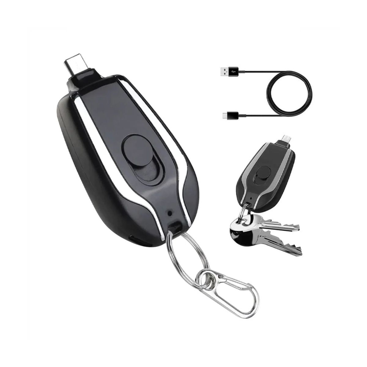 GENERICO - Cargador Portátil tipo Llavero Tipo C